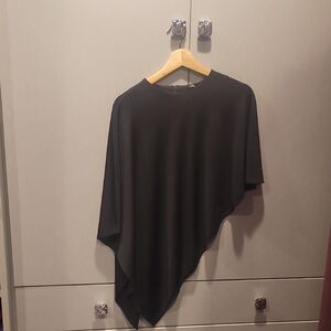 Elegant Black Asymmetrical Top